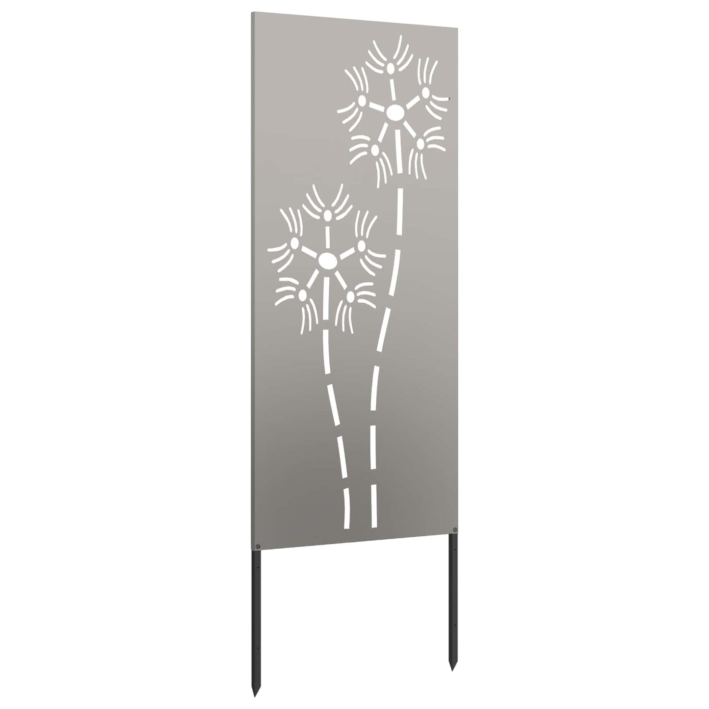 Garten Sichtschutz-Leinwand Rostig 50 x 140 cm Wetterfeststahl