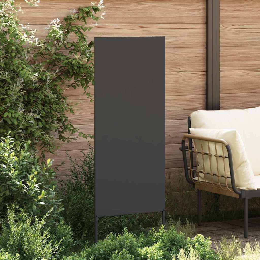 Garden Privacy Screen Canvas Black 50 x 140 cm
