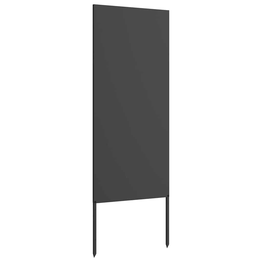 Garden Privacy Screen Canvas Black 50 x 140 cm