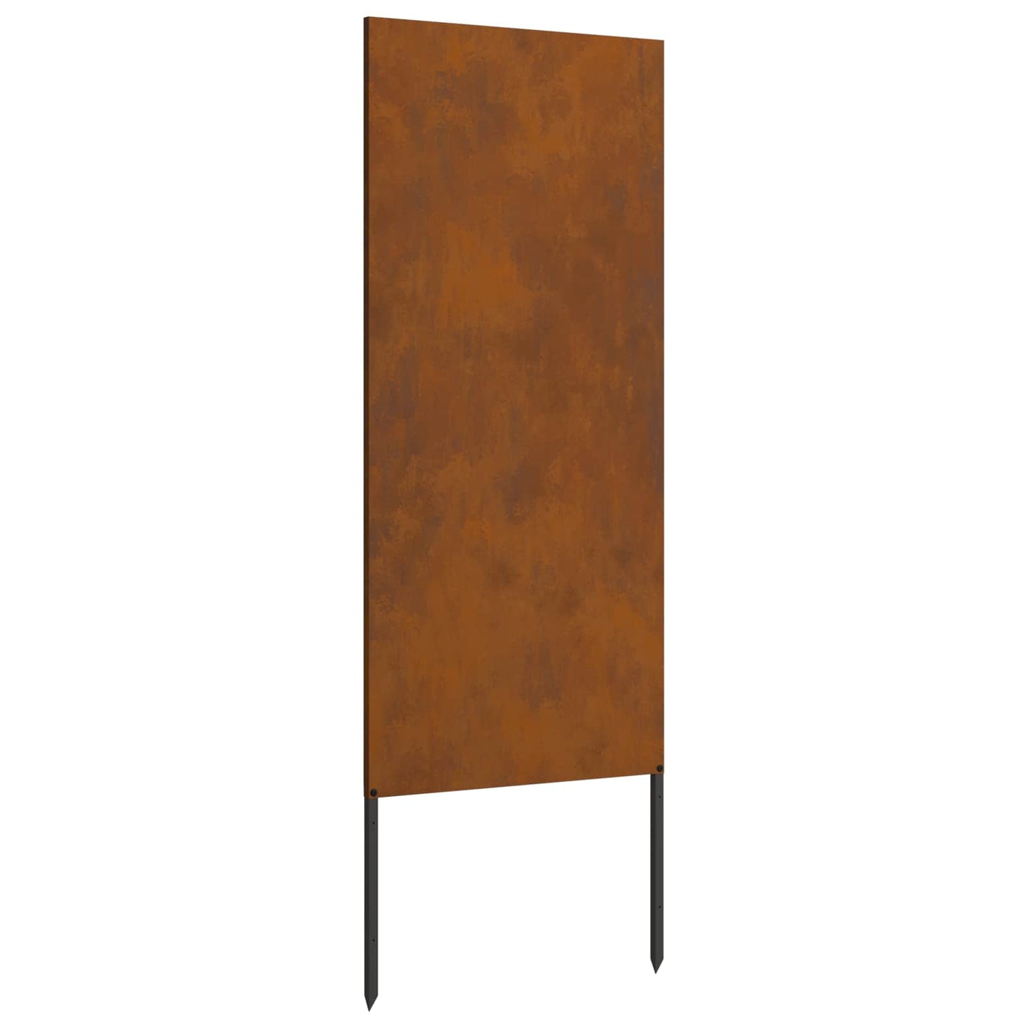 Garten Sichtschutz-Leinwand Rostig 50 x 140 cm Wetterfeststahl