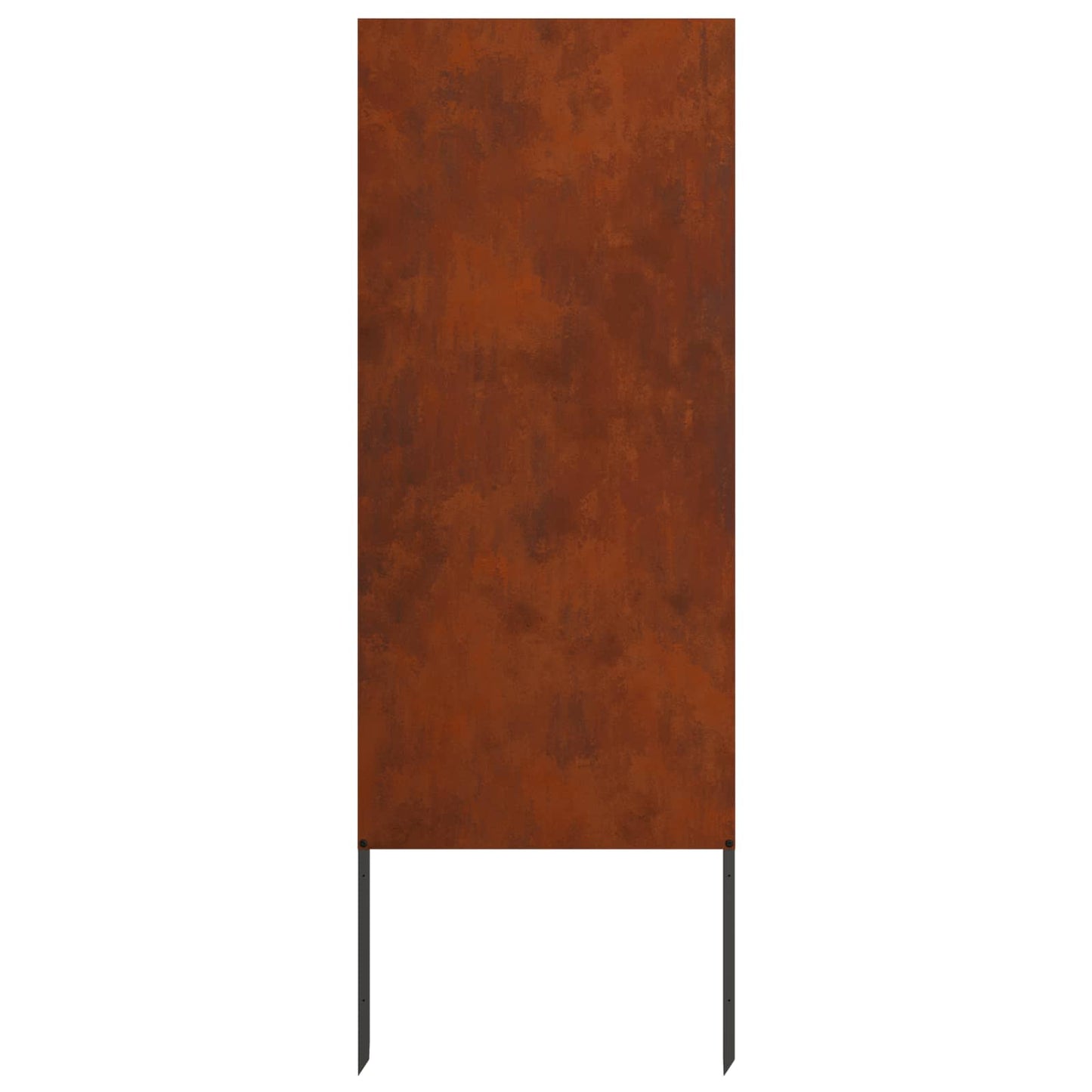 Garten Sichtschutz-Leinwand Rostig 50 x 140 cm Wetterfeststahl