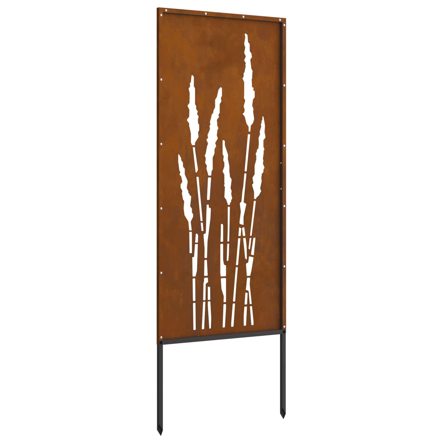 Garten Sichtschutz-Leinwand Rostig 50 x 140 cm Wetterfeststahl
