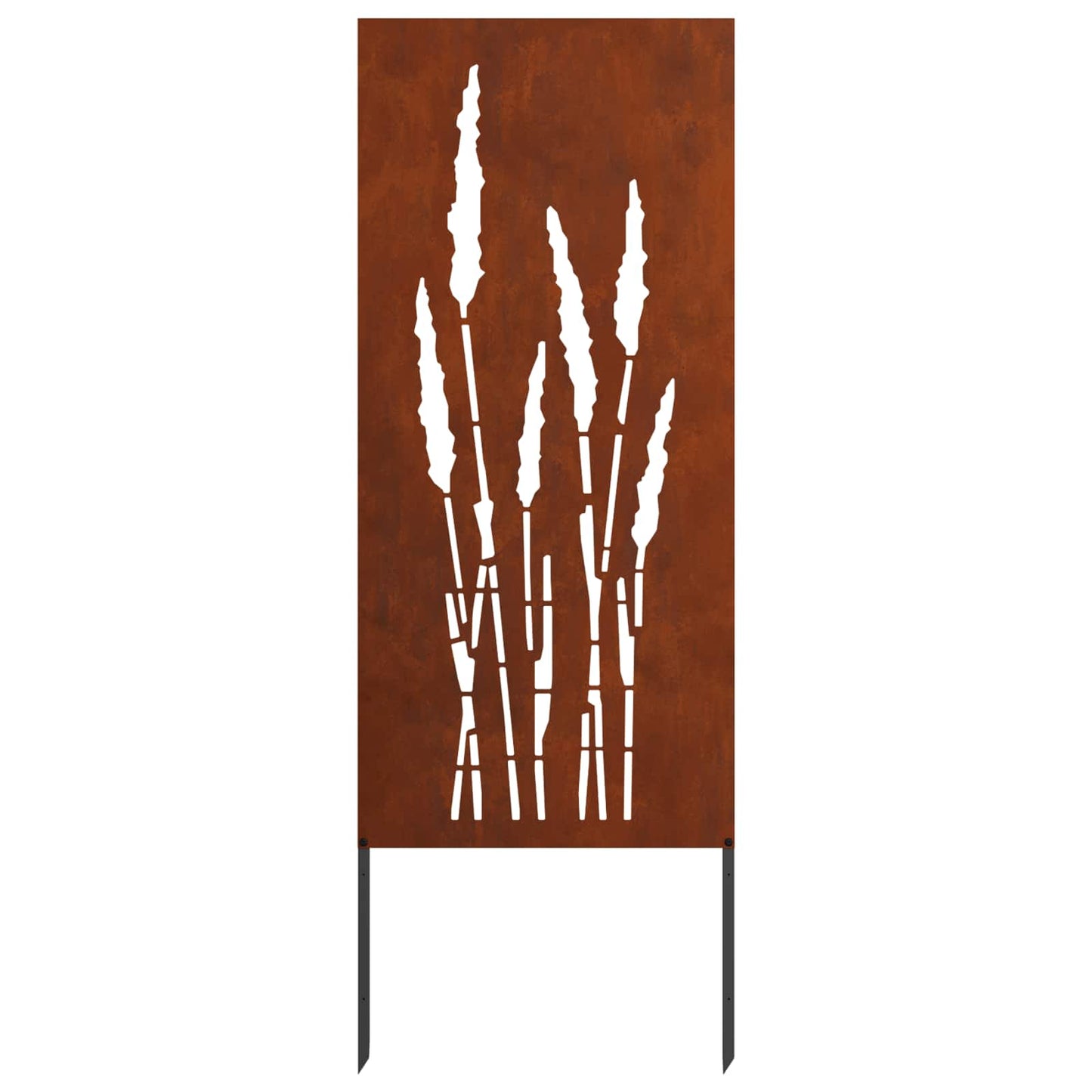 Garten Sichtschutz-Leinwand Rostig 50 x 140 cm Wetterfeststahl