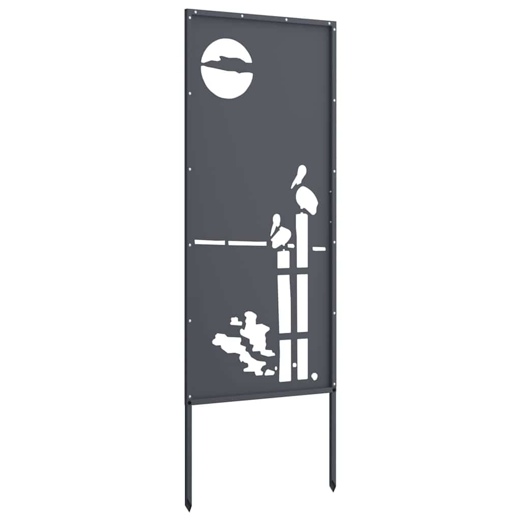 Garten Sichtschutz-Leinwand Anthrazit 50 x 140 cm