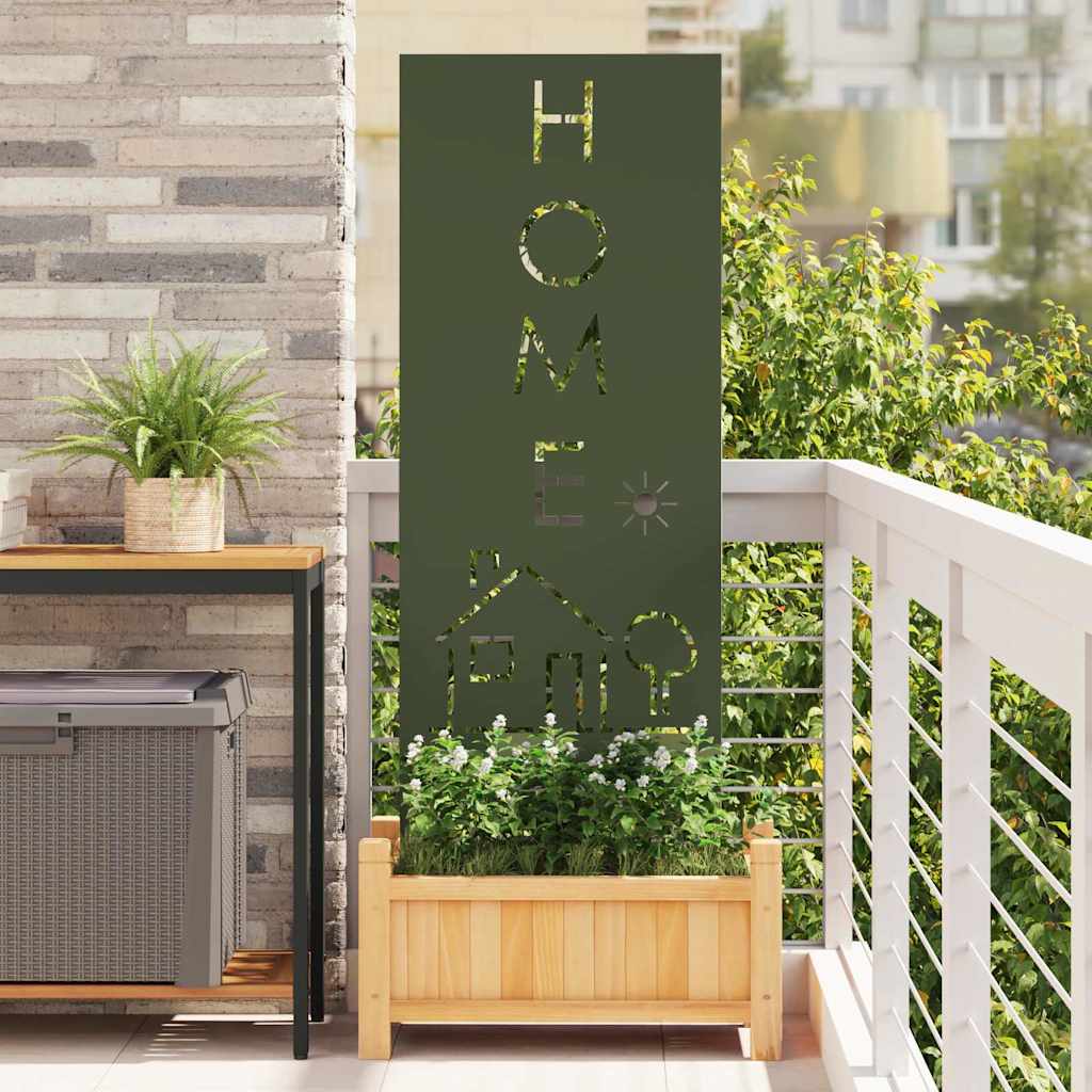 Garten Sichtschutz-Leinwand Olivgrün 50 x 140 cm