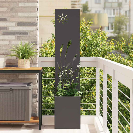 Brise-vue de jardin en toile noire 32 x 140 cm