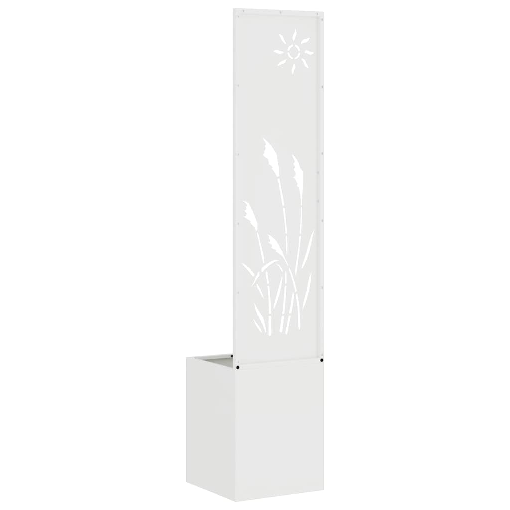 Toile brise-vue de jardin blanche 32 x 140 cm