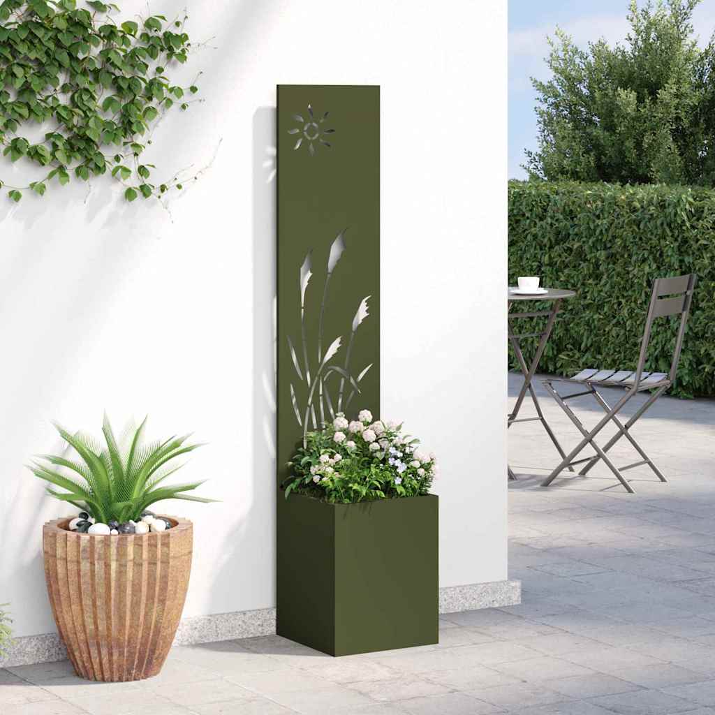 Garden Privacy Screen Olive Green 32 x 140 cm