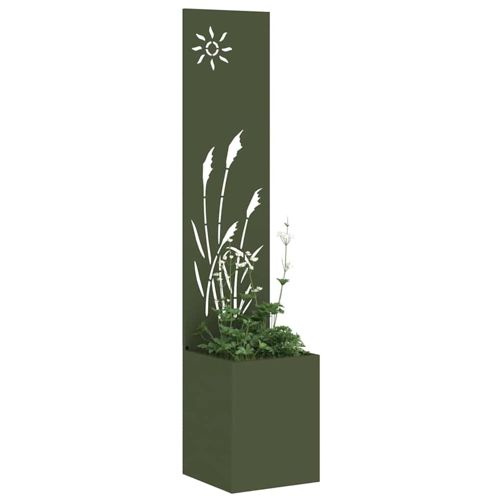 Garden Privacy Screen Olive Green 32 x 140 cm