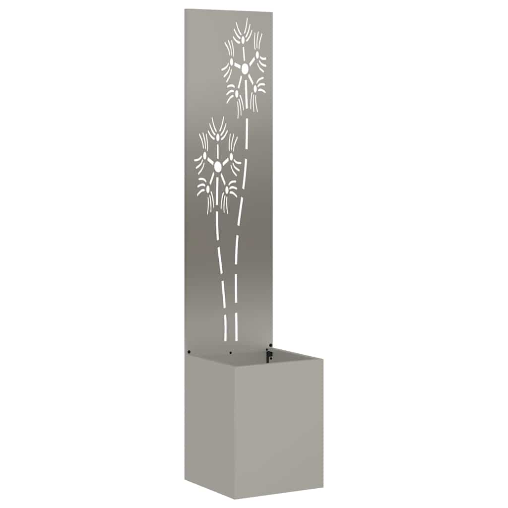 Brise-vue de jardin toile Fleurs Rouille 32 x 32 x 150 cm