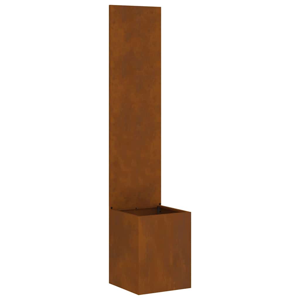 Écran de jardin rouille 50 x 32 x 150 cm