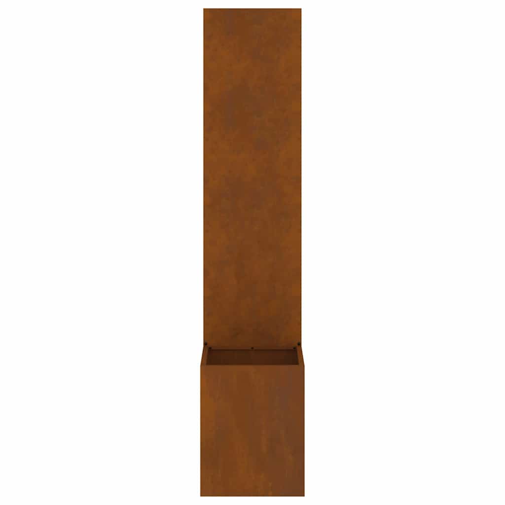 Écran de jardin rouille 50 x 32 x 150 cm