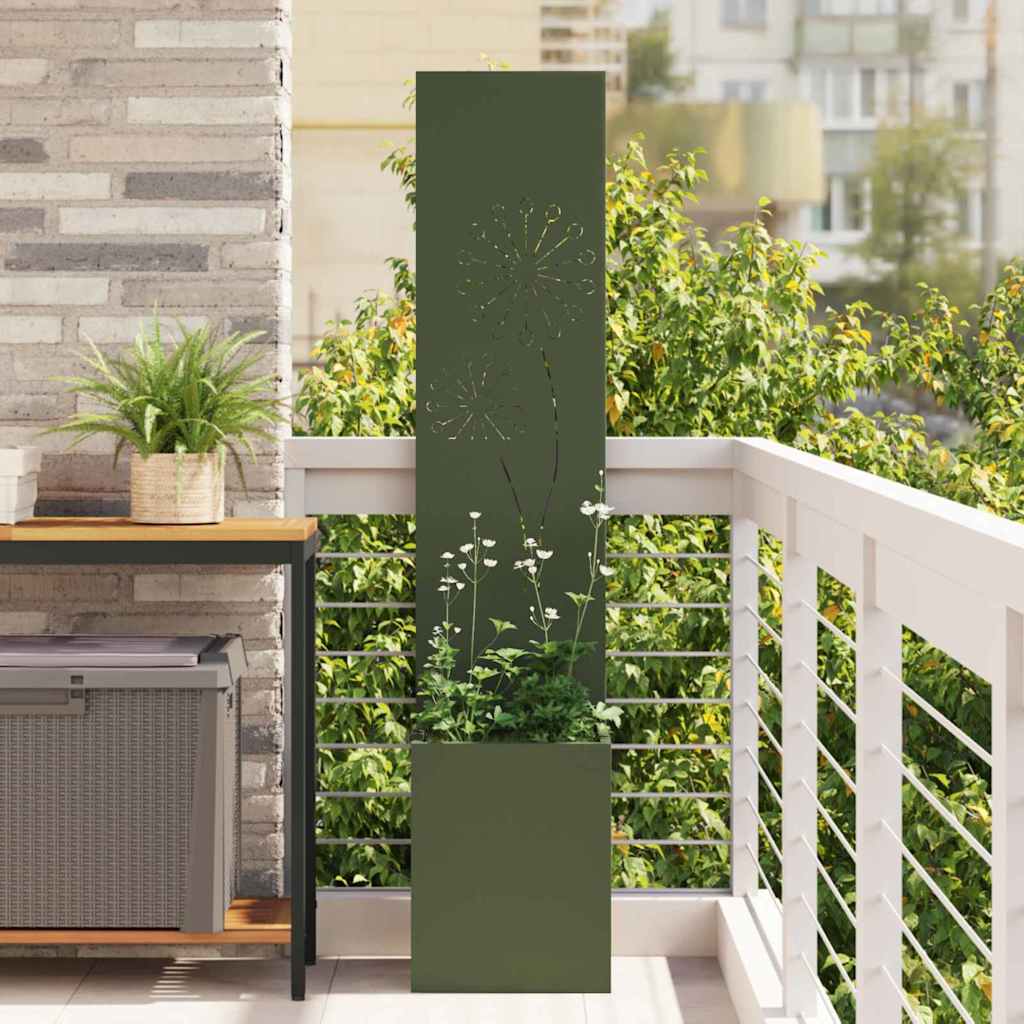 Garden Privacy Screen Olive Green 32 x 140 cm