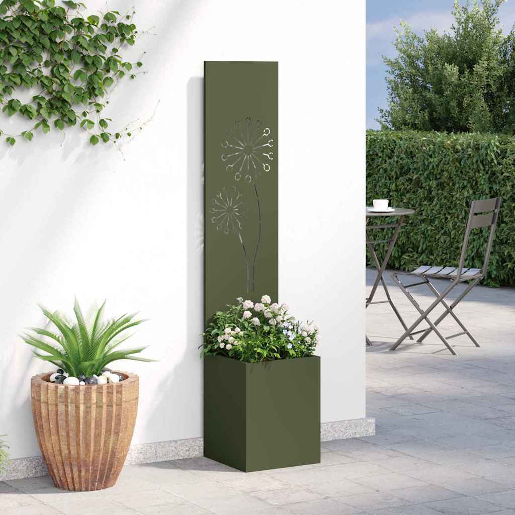 Garden Privacy Screen Olive Green 32 x 140 cm
