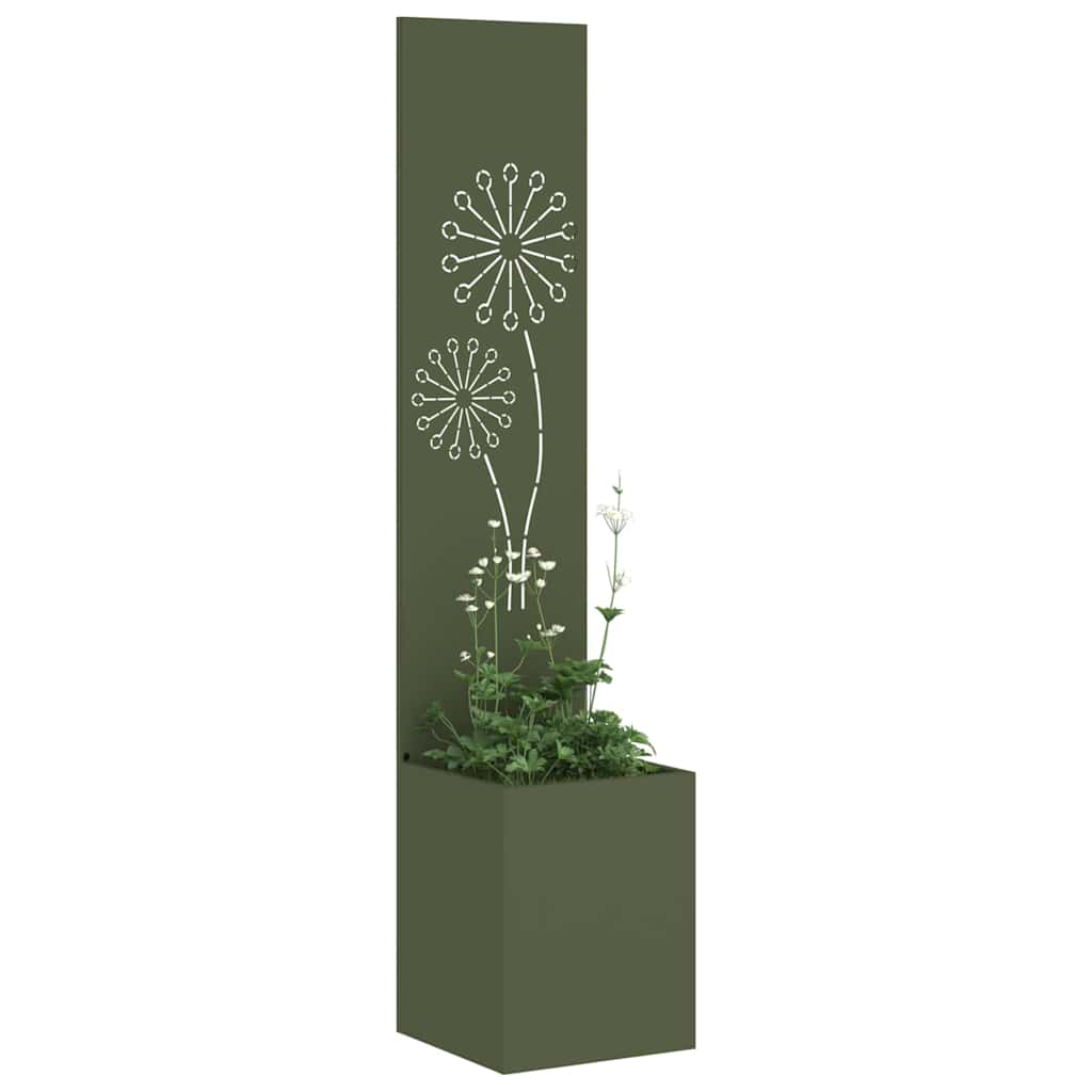 Garden Privacy Screen Olive Green 32 x 140 cm