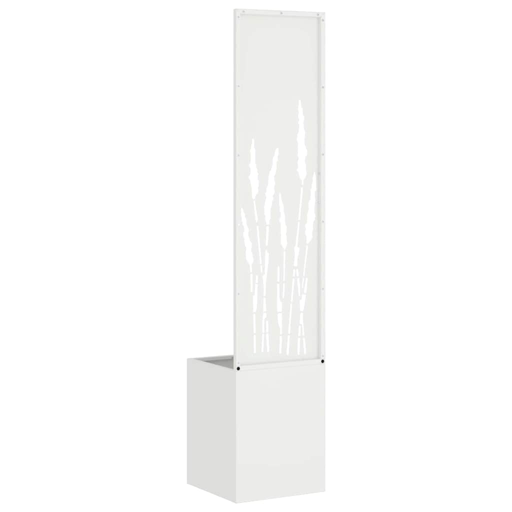 Garden Privacy Screen Canvas White 32 x 140 cm