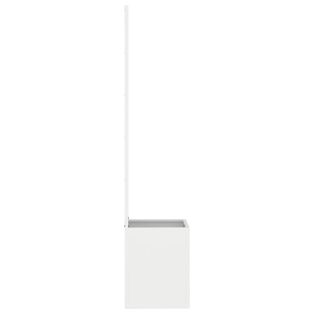 Garden Privacy Screen Canvas White 32 x 140 cm