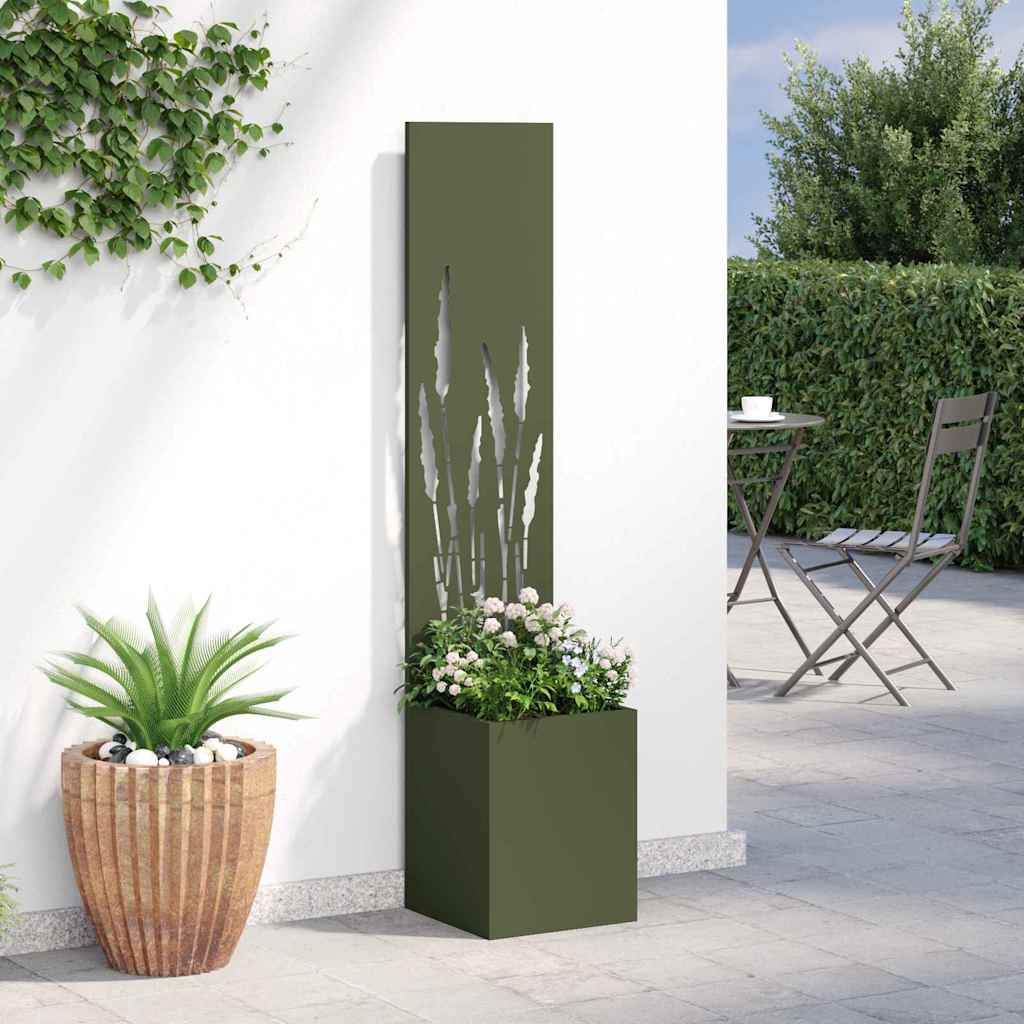 Brise-vue de jardin toile Vert olive 32 x 140 cm