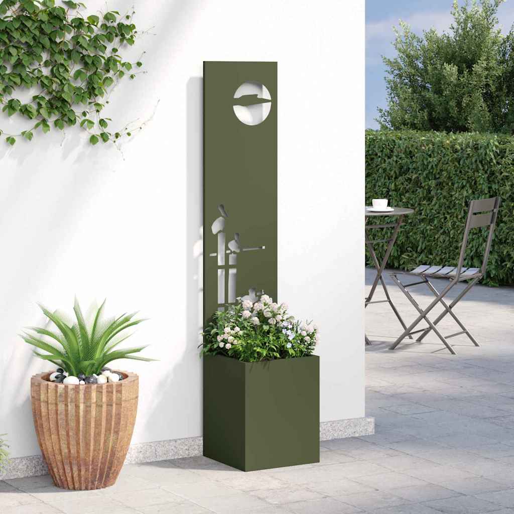 Garden Privacy Screen Olive Green 32 x 140 cm