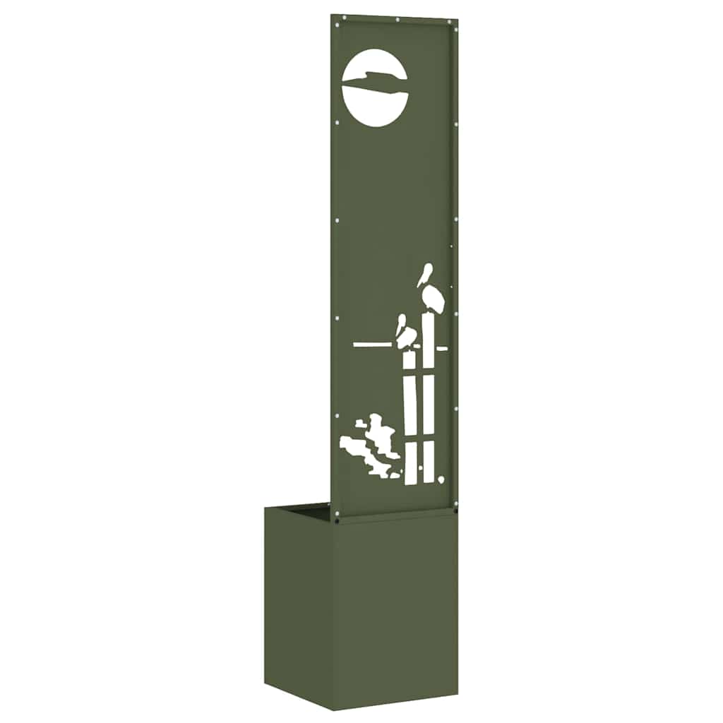 Garden Privacy Screen Olive Green 32 x 140 cm