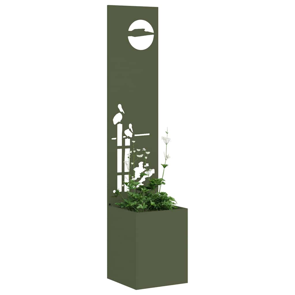 Garden Privacy Screen Olive Green 32 x 140 cm