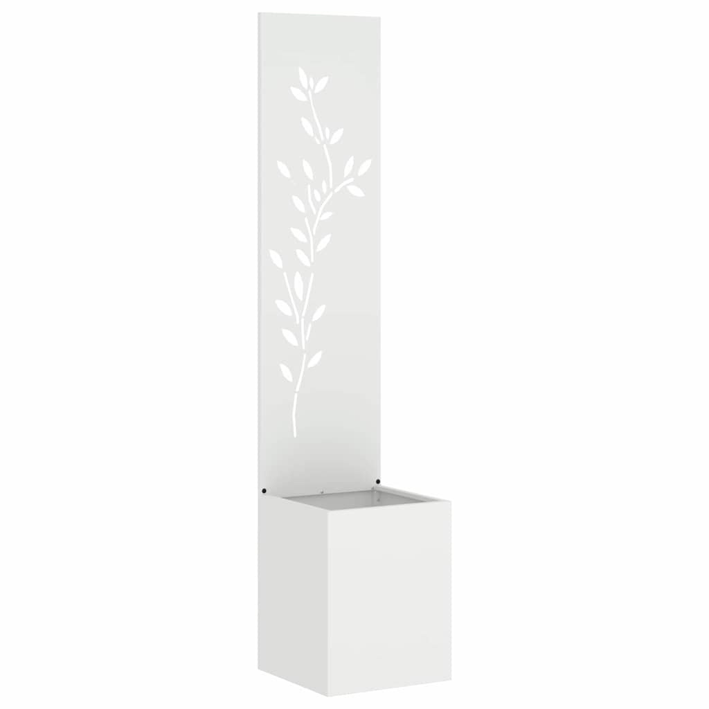 Toile brise-vue de jardin Floral Blanc 32 x 32 x 150 cm