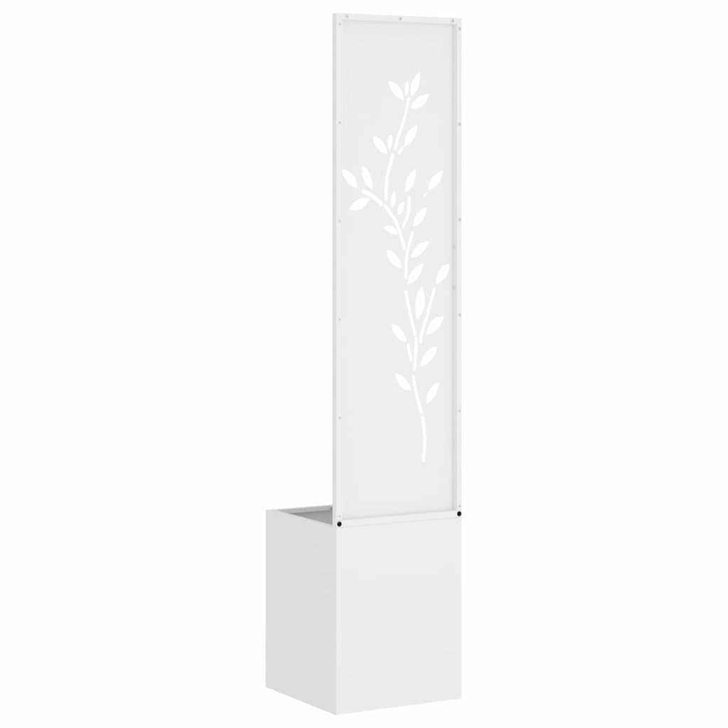 Toile brise-vue de jardin Floral Blanc 32 x 32 x 150 cm