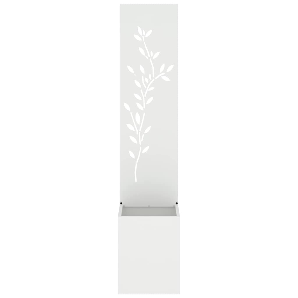 Toile brise-vue de jardin Floral Blanc 32 x 32 x 150 cm