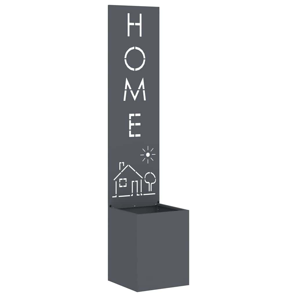 Garden Privacy Screen Canvas Anthracite 32 x 32 x 150 cm