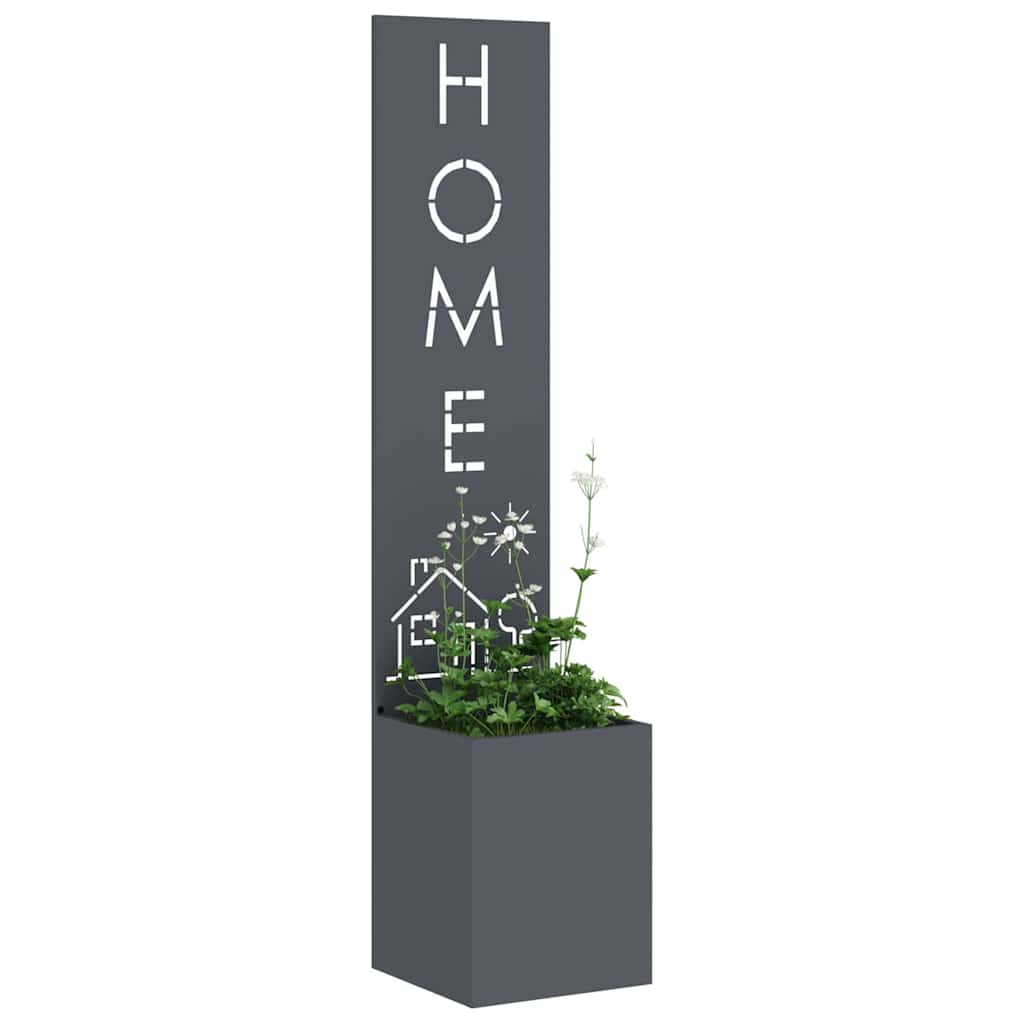 Garden Privacy Screen Canvas Anthracite 32 x 32 x 150 cm
