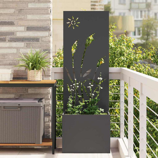 Brise-vue de jardin en toile noir 50 x 140 cm