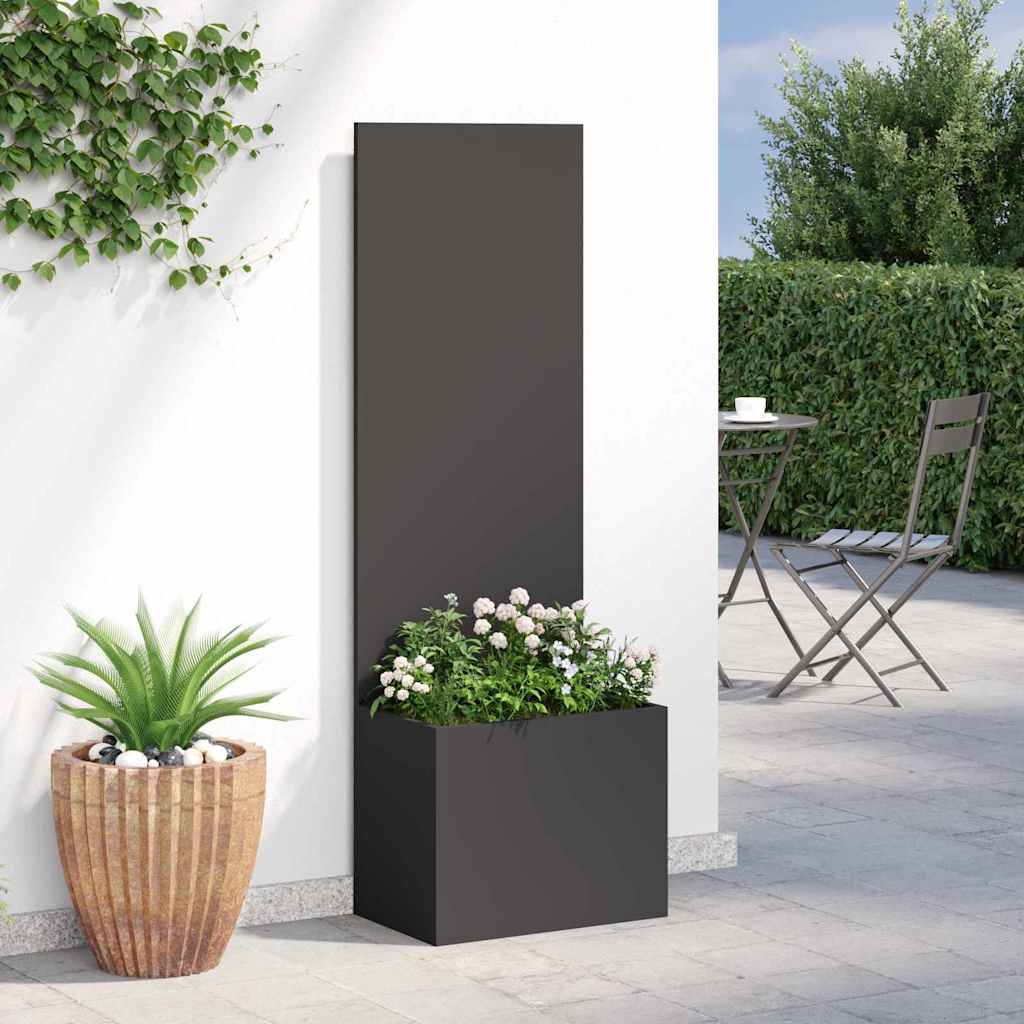 Garten Sichtschutz-Leinwand Schwarz 50 x 140 cm