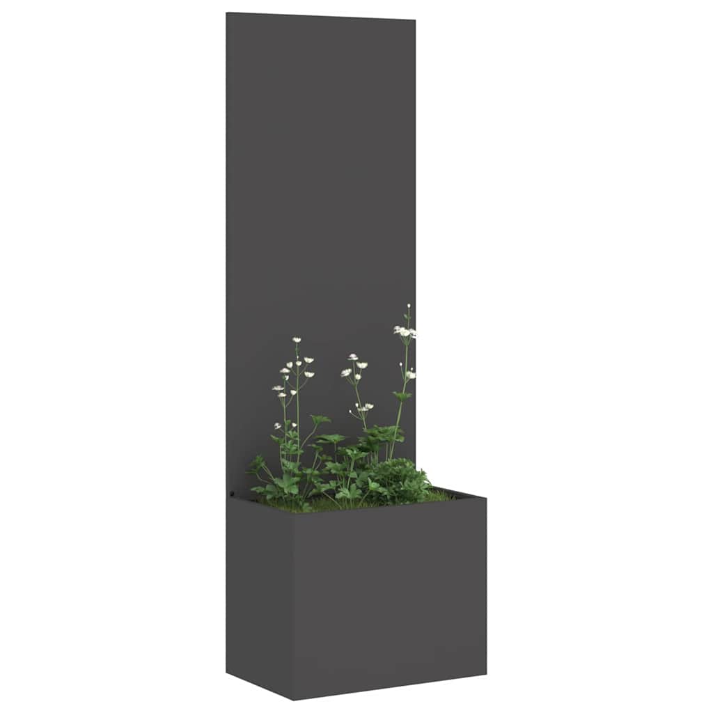 Garten Sichtschutz-Leinwand Schwarz 50 x 140 cm