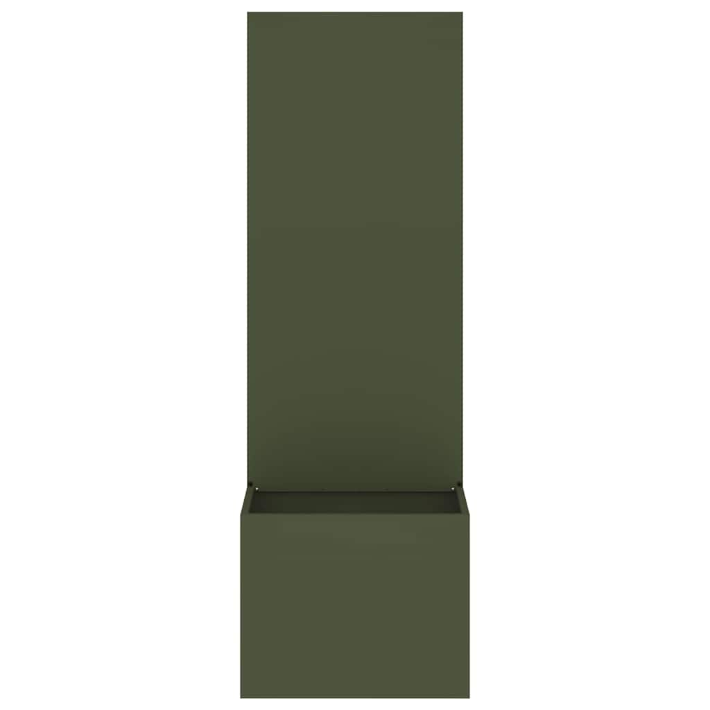 Garten Sichtschutz-Leinwand Olivgrün 50 x 140 cm