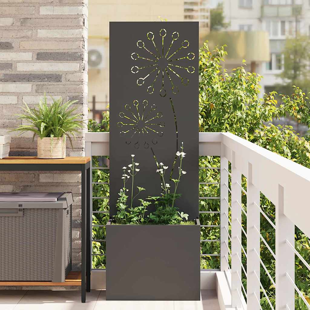 Brise-vue de jardin en toile noir 50 x 140 cm