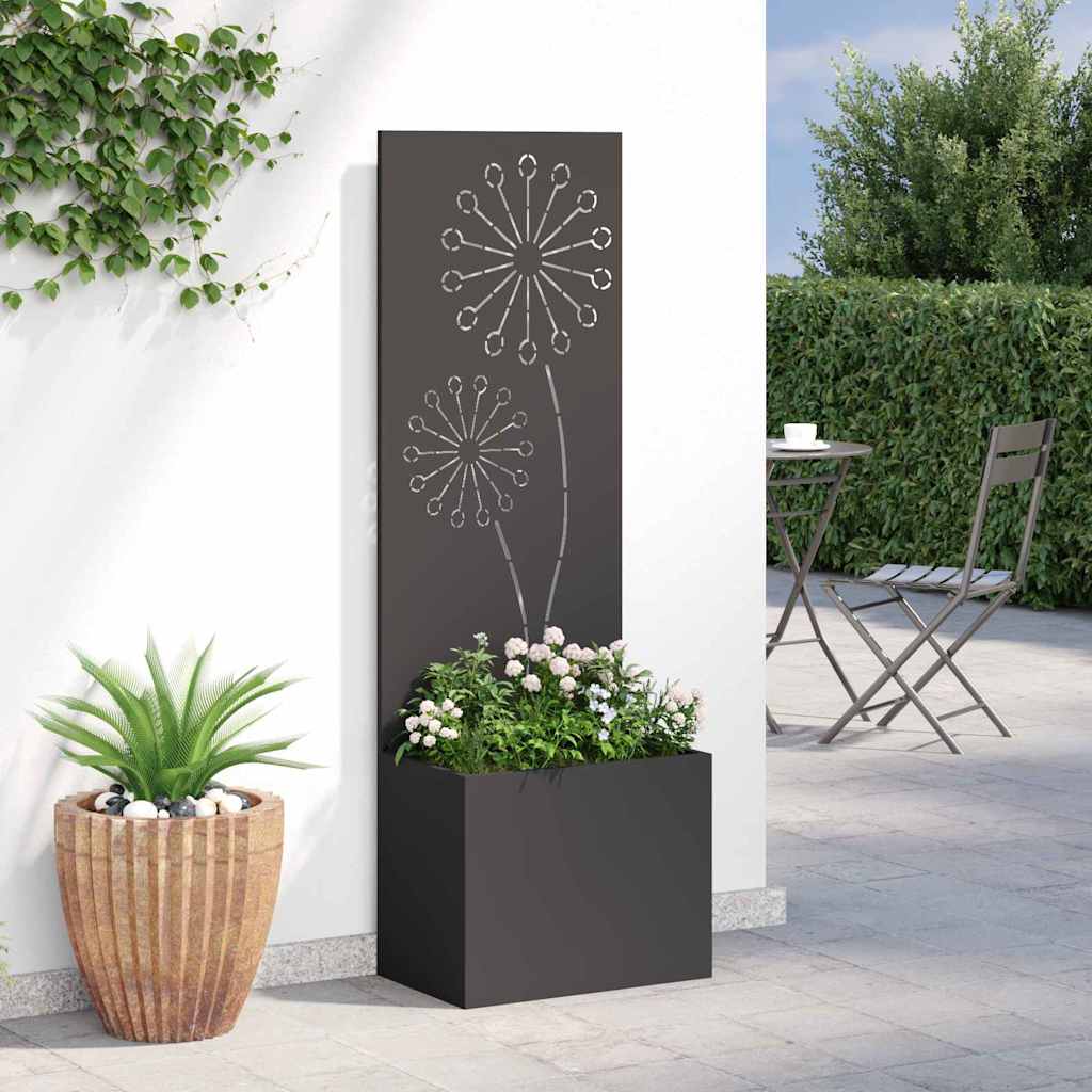 Brise-vue de jardin en toile noir 50 x 140 cm
