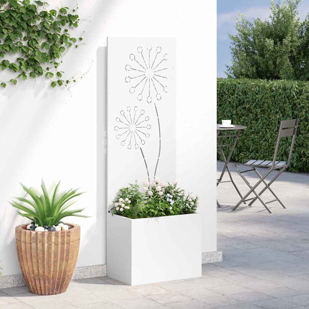 Garden Privacy Screen White 50 x 140 cm