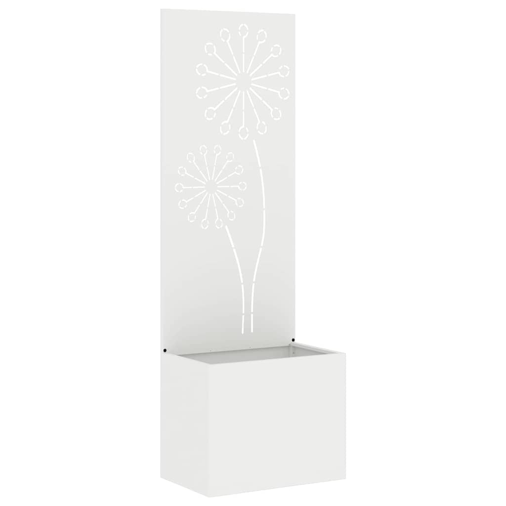 Garden Privacy Screen White 50 x 140 cm