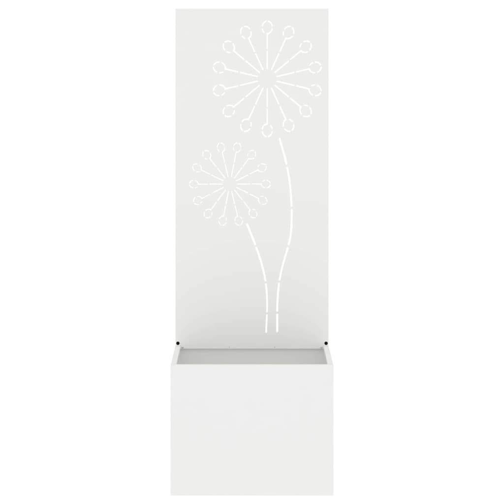 Garden Privacy Screen White 50 x 140 cm