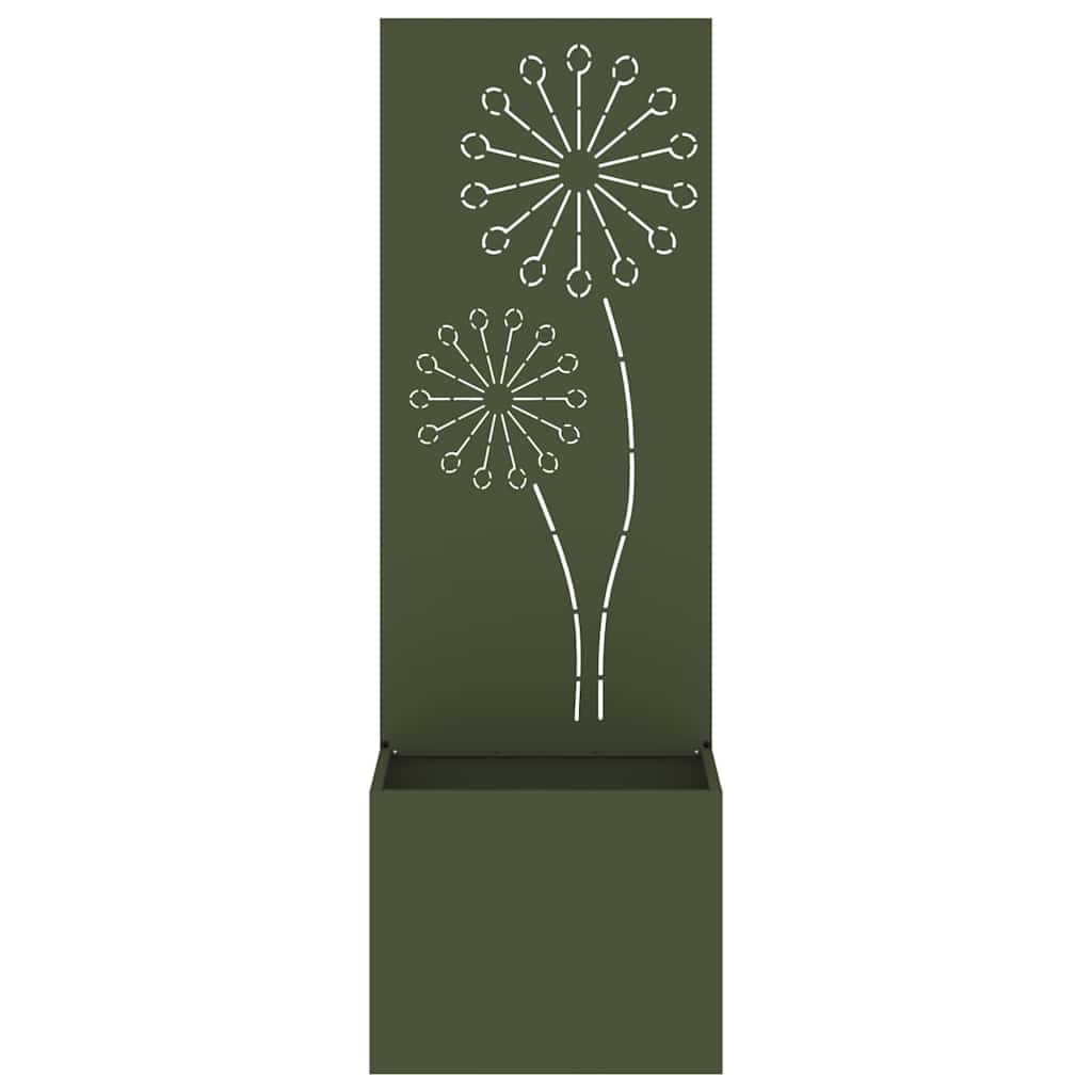 Garten Sichtschutz-Leinwand Olivgrün 50 x 140 cm
