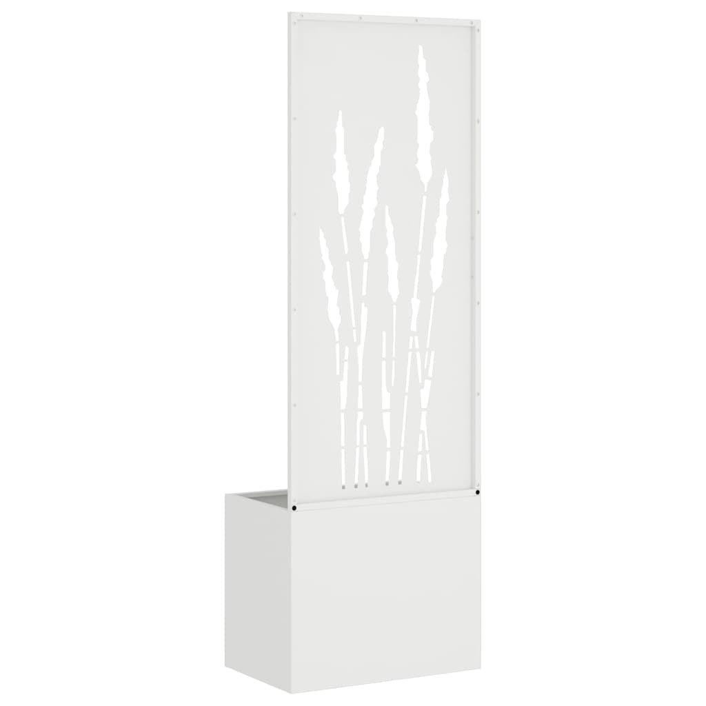 Garten Sichtschutz-Leinwand Weiß 50 x 140 cm