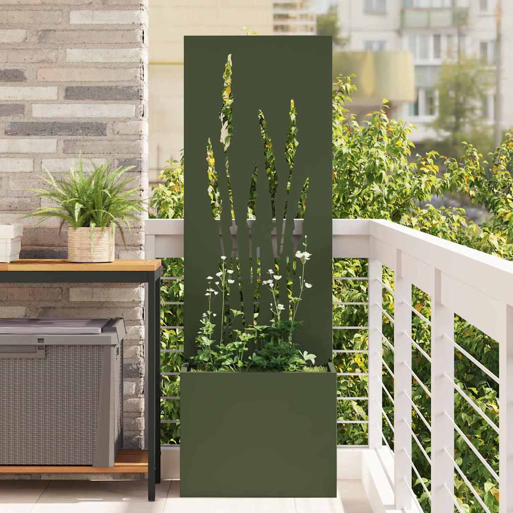 Garden Privacy Screen Olive Green 50 x 140 cm