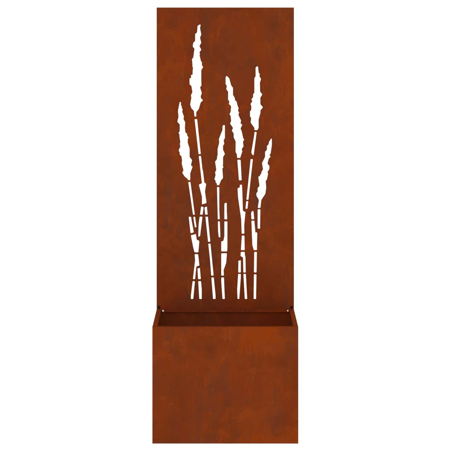 Garten Sichtschutz-Leinwand Rostig 50 x 140 cm Wetterfeststahl