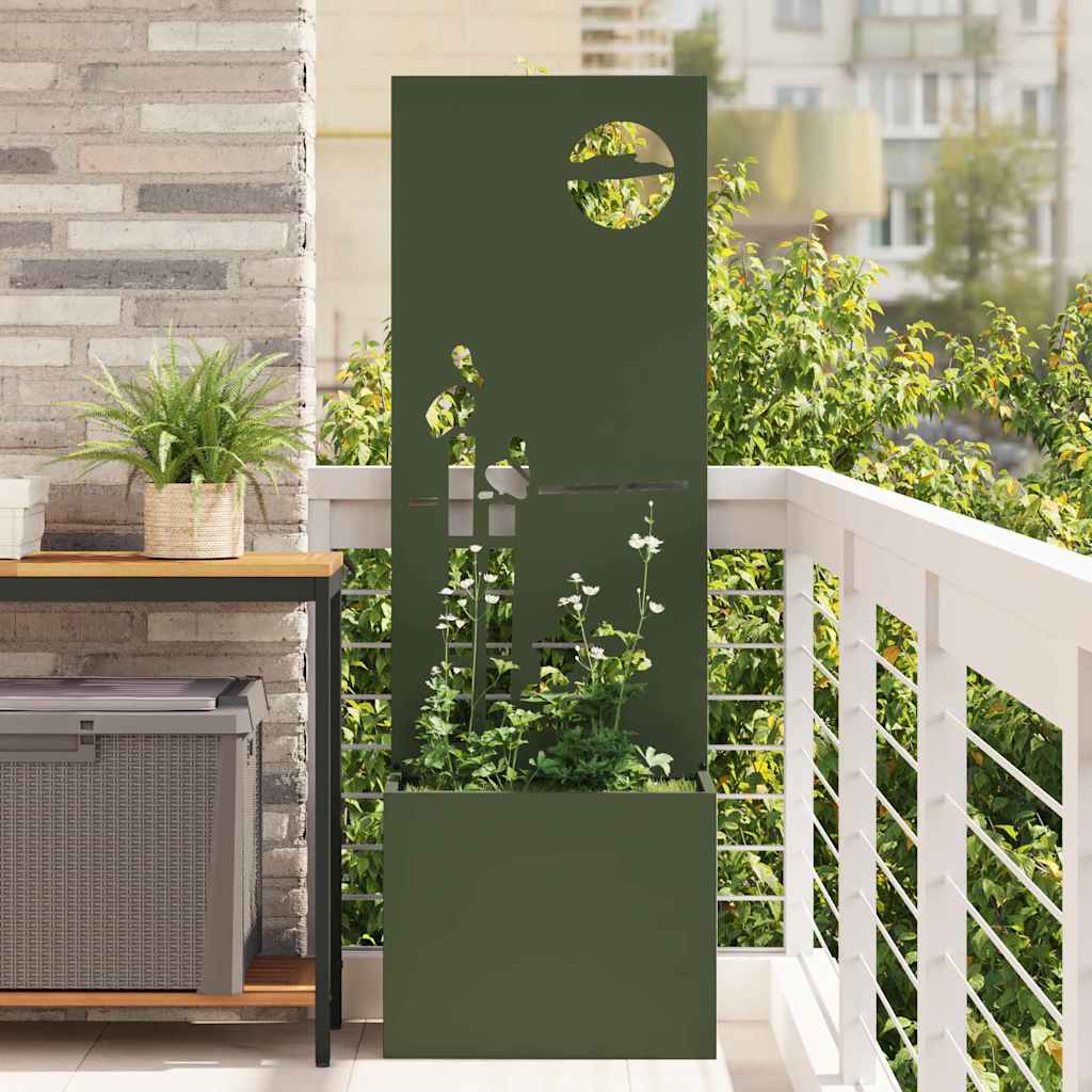 Garden Privacy Screen Olive Green 50 x 140 cm
