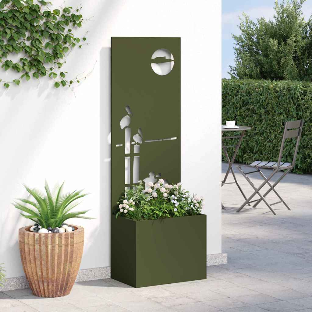 Garden Privacy Screen Olive Green 50 x 140 cm