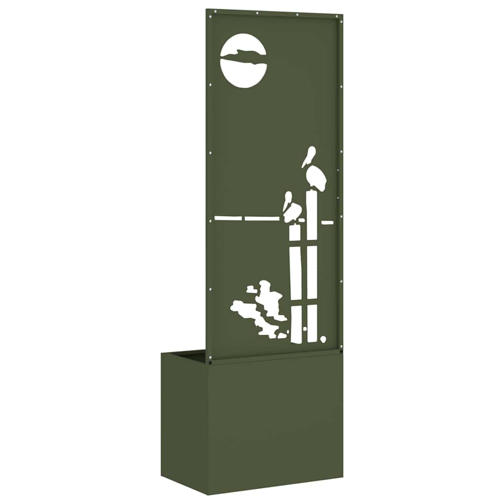 Garden Privacy Screen Olive Green 50 x 140 cm