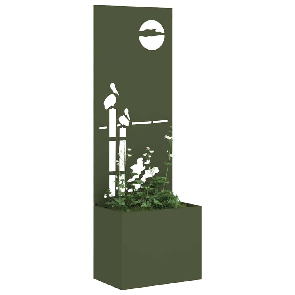 Garden Privacy Screen Olive Green 50 x 140 cm