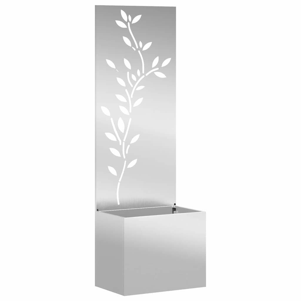 Toile brise-vue de jardin Floral Argent 50 x 32 x 150 cm