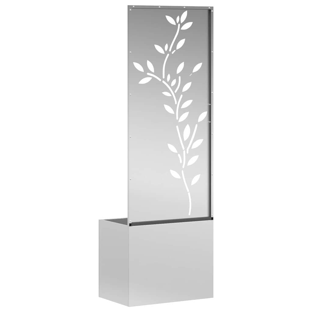 Toile brise-vue de jardin Floral Argent 50 x 32 x 150 cm