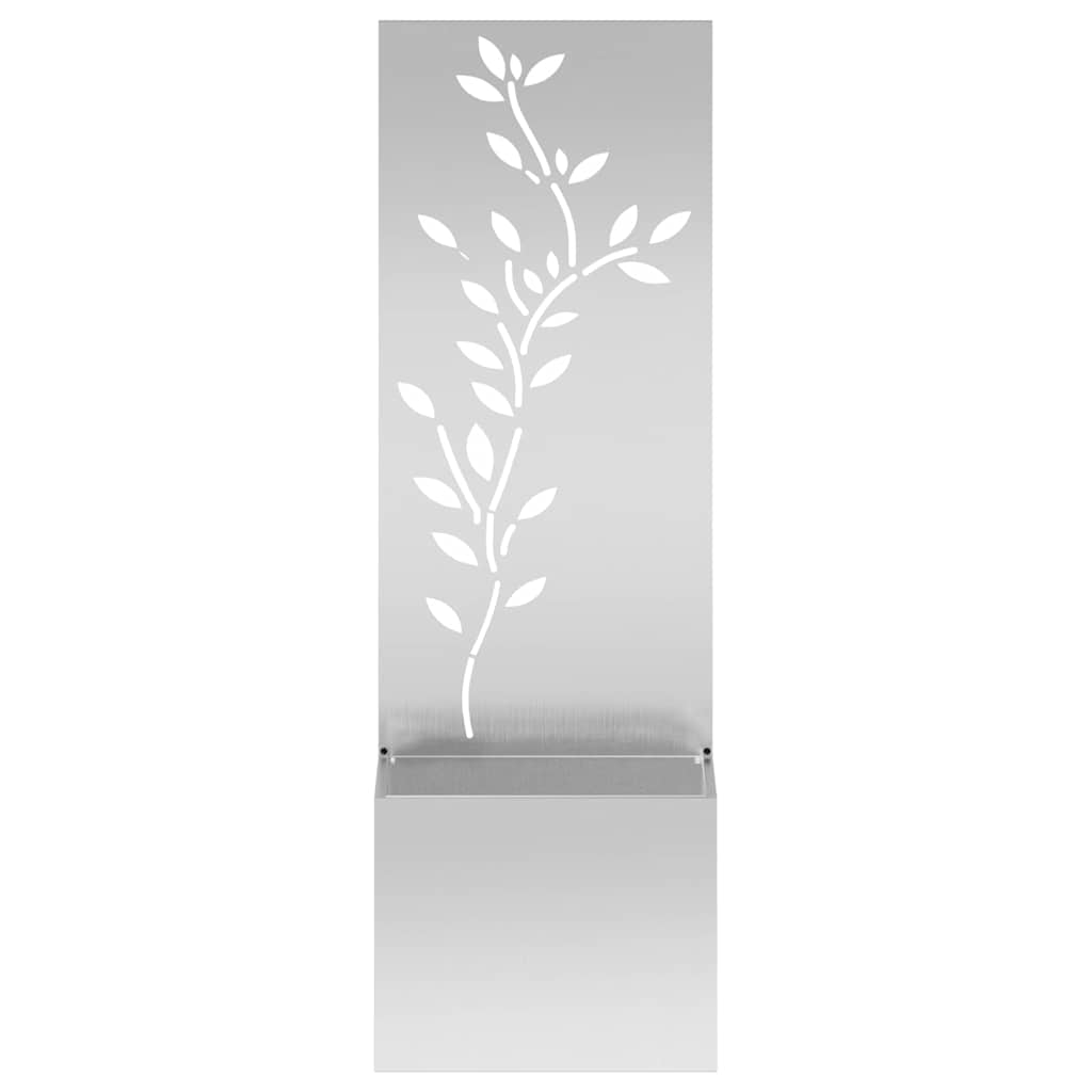 Toile brise-vue de jardin Floral Argent 50 x 32 x 150 cm